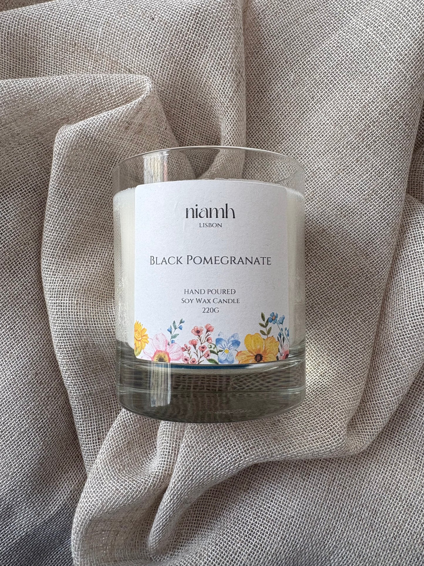 Black Pomegranate Soy Candle | 220g