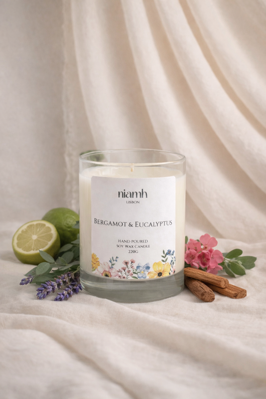 Bergamot and Eucalyptus Soy Candle| 220g