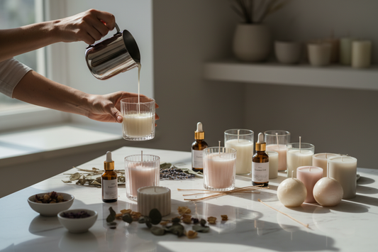 candle making workshop - chic aestehtic 